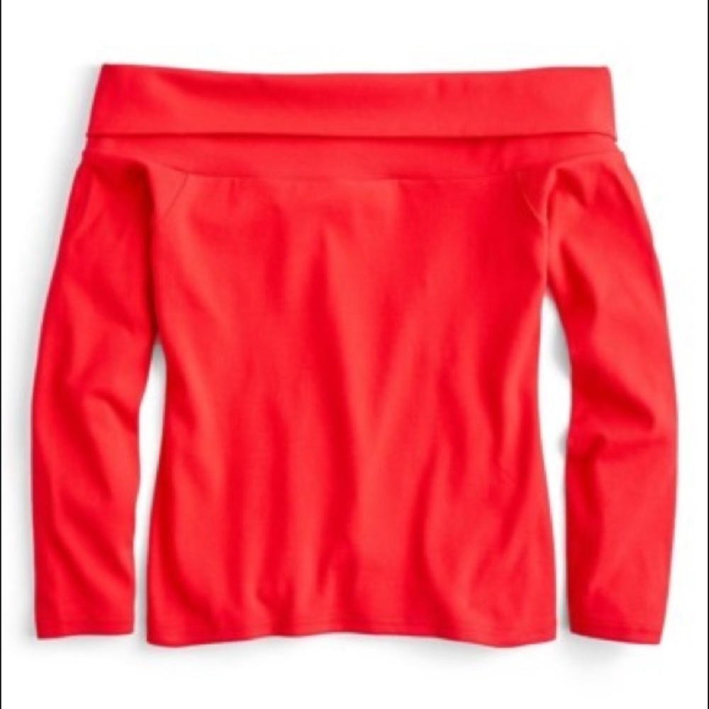 J. Crew Off the Shoulder Top